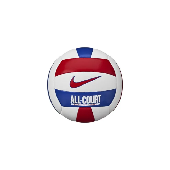 М'яч волейбольний Nike ALL COURT LITE VOLLEYBALL DEFLATED WHITE/UNIVERSITY RED/GAME ROYAL/UN size 5