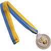 Медаль спортивная с лентой двухцветная тематическая SP-SPORT
 Волейбол C-4850 ø6,5см (Золотой)