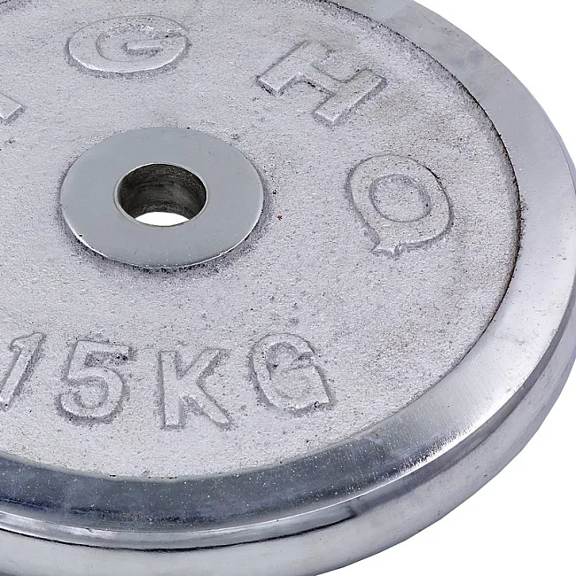 Блины диски хромированные HIGHQ SPORT TA-1455-15S 30мм 15кг хром