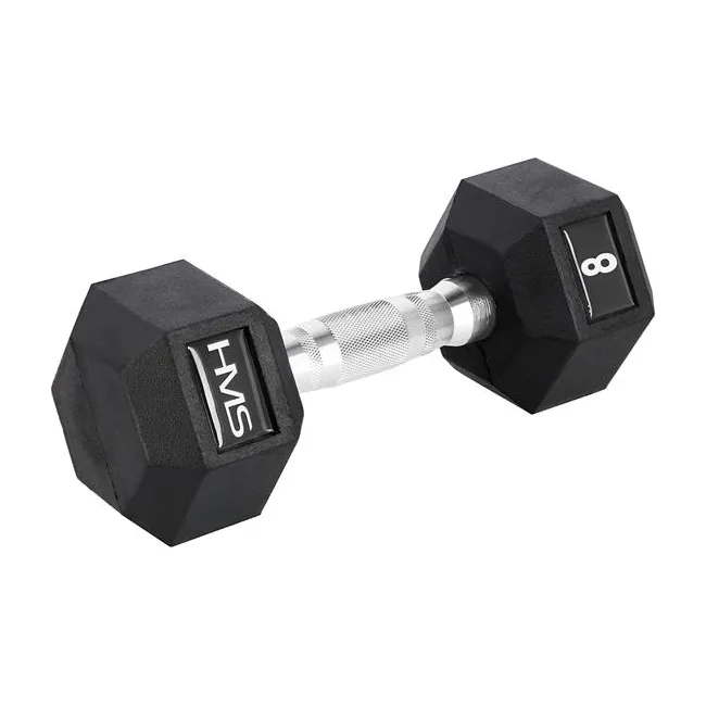 Гантель шестигранный HMS HEX PRO, 8 кг