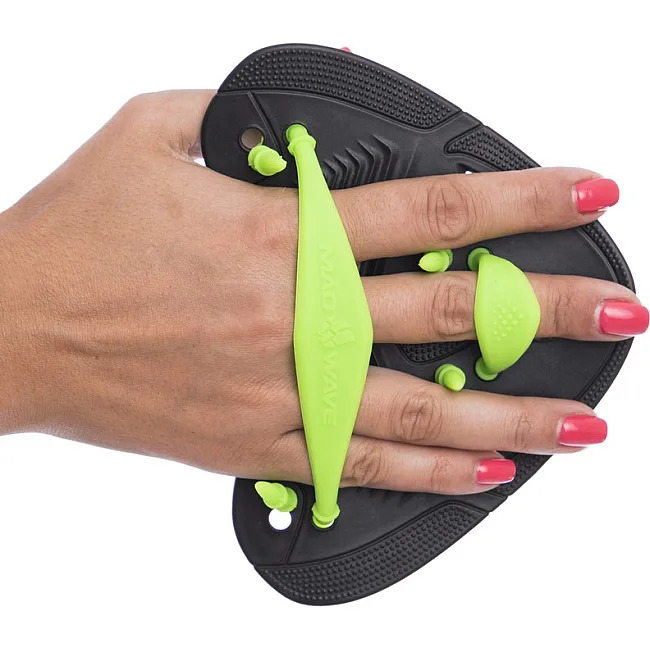 Лопатки на пальцы для плавания MADWAVE
 FINGER PADDLES M074604001W