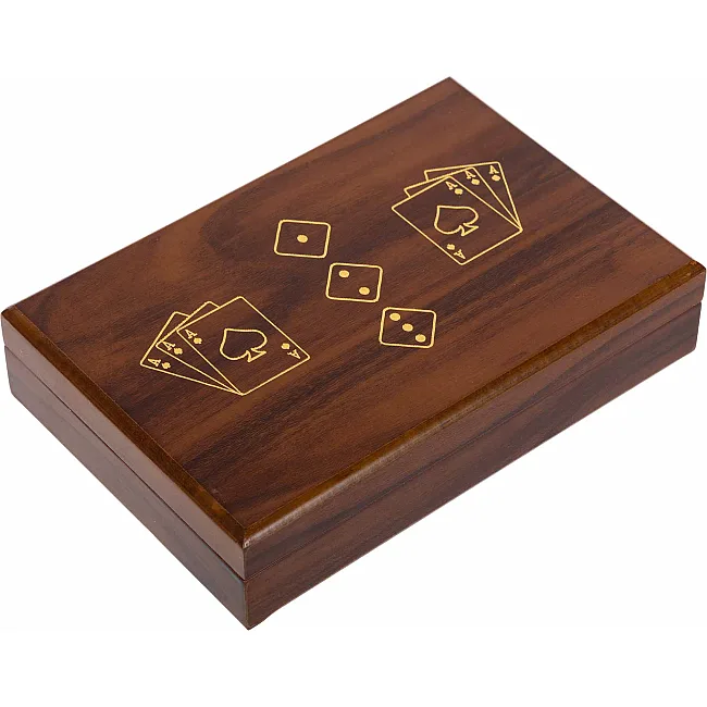 Набор игральные карты и кости в MDF коробке SP-SPORT
 IG-1491