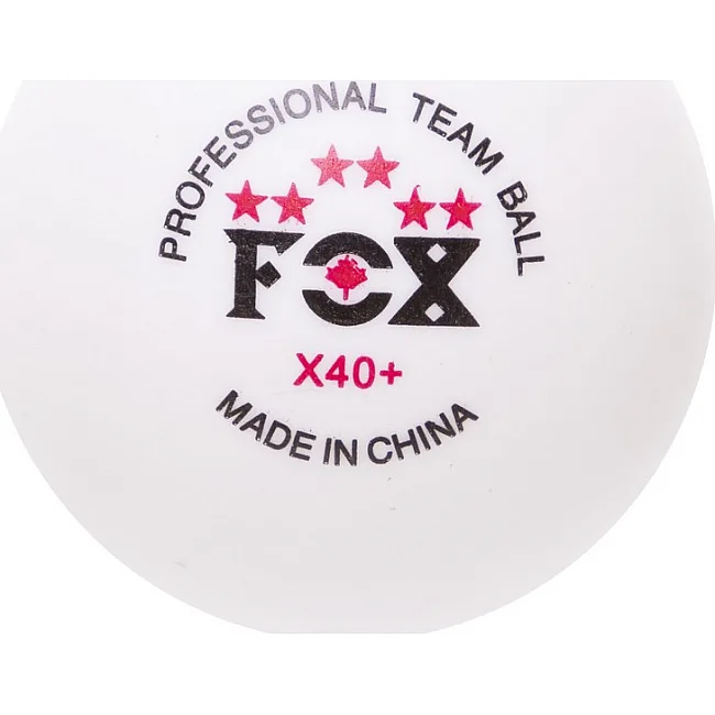 Распродажа! Мячи для настольного тенниса FOX 40+ 6star T006 6шт