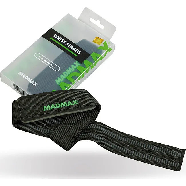 Ламки для тяги MadMax MFA-269 Non slide &amp; slip wrist straps Black