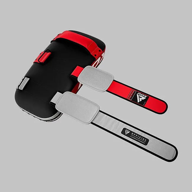 Пада для тайского бокса RDX T1 Curved Thai Kick Pad Red (1 шт.)