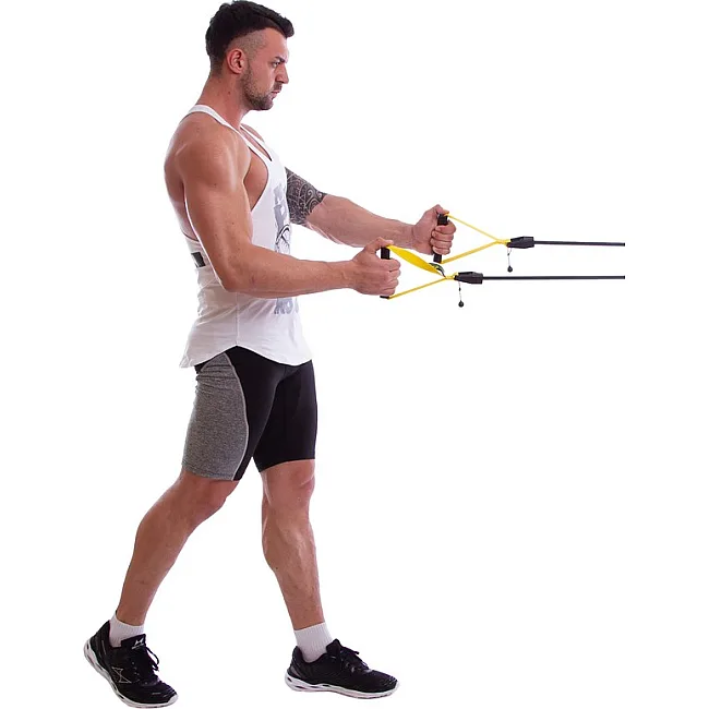 Тренажер для плавания с ручками для тренировки гребка MADWAVE

 ROWER TRAINER DRY M077109 длина 1,2м (Серый)