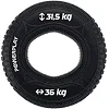 Кистьовий еспандер силіконовий POWERPLAY PP-4330 Hand Grip Loops Hard 31.5-36 кг. Чорний