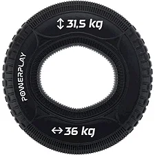 Кистьовий еспандер силіконовий POWERPLAY PP-4330 Hand Grip Loops Hard 31.5-36 кг. Чорний