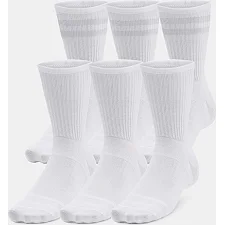 Носки UNDER ARMOUR Essential 6pk Crew белый