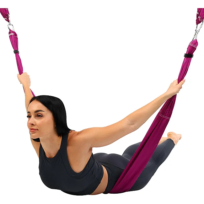 Гамак для йоги Antigravity Yoga ZELART
 FI-4775 (Темно-розовый)