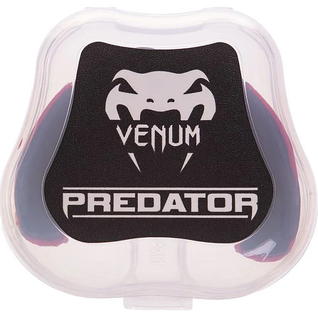 Капа для бокса
 двухслойная VENUM PREDATOR HK-VN2046 (Красный-черный)