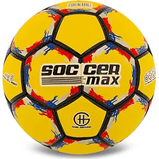 Футбольный мяч SOCCERMAX FB-6525 №5 PU (Желтый)