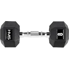 Гантель шестигранный HMS HEX PRO, 8 кг