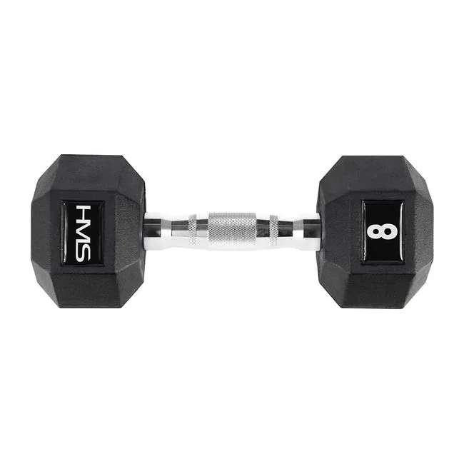 Гантель шестигранный HMS HEX PRO, 8 кг
