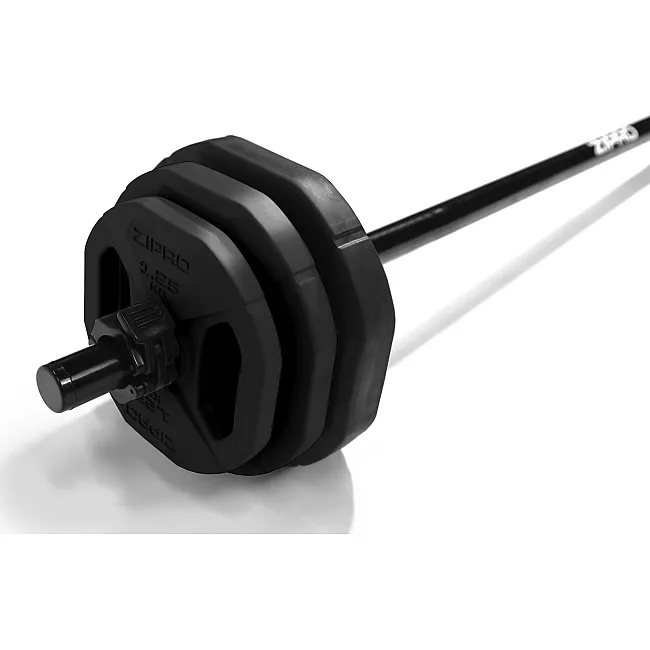 Штанга Body Pump Black Zipro с комплектом отягощений 20 кг.