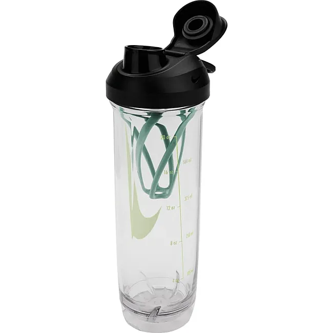 Бутылка Nike TR RECHARGE SHAKER BOTTLE 2.0 24 OZ желтый, зелёный, черный 709 мл