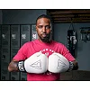 Боксерские перчатки TITLE Boxing Vegan Gloves White/Black (капа в комплекте)