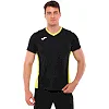 Футболка мужская JOMA COURT 103512-104 (Черный-салатовый)
