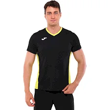 Футболка чоловіча JOMA COURT 103512-104 (Чорний-салатовий)