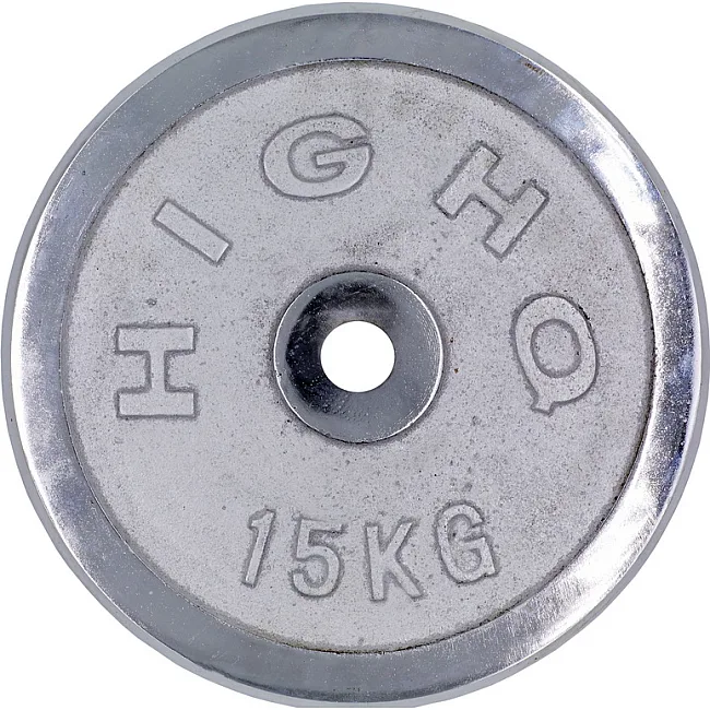 Блины диски хромированные HIGHQ SPORT TA-1455-15S 30мм 15кг хром