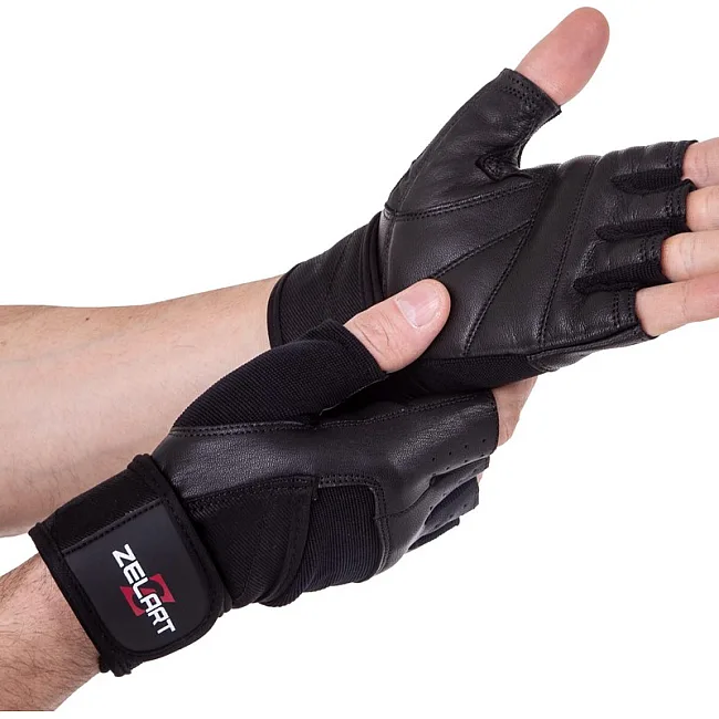 Перчатки для фитнеса и тяжелой атлетики ZELART

 SB-161094 (Черный)