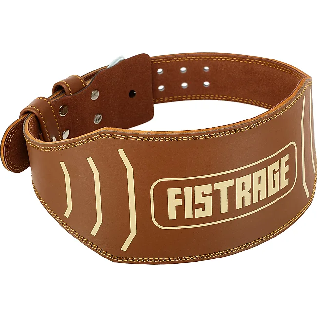 Пояс для тяжелой атлетики кожа
 FISTRAGE VL-4342 спинка-15см (Коричневый)
