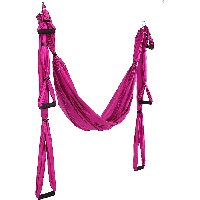 Гамак для йоги Antigravity Yoga ZELART
 FI-4775 (Темно-розовый)