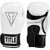 Боксерские перчатки TITLE Boxing Vegan Gloves White/Black (капа в комплекте)