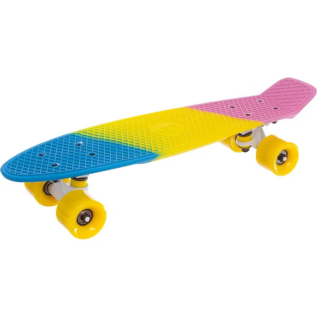 Пенни борд Penny Board круизер пластиковый RUBBER SOFT 22