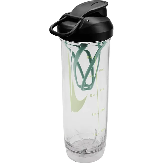 Бутылка Nike TR RECHARGE SHAKER BOTTLE 2.0 24 OZ желтый, зелёный, черный 709 мл