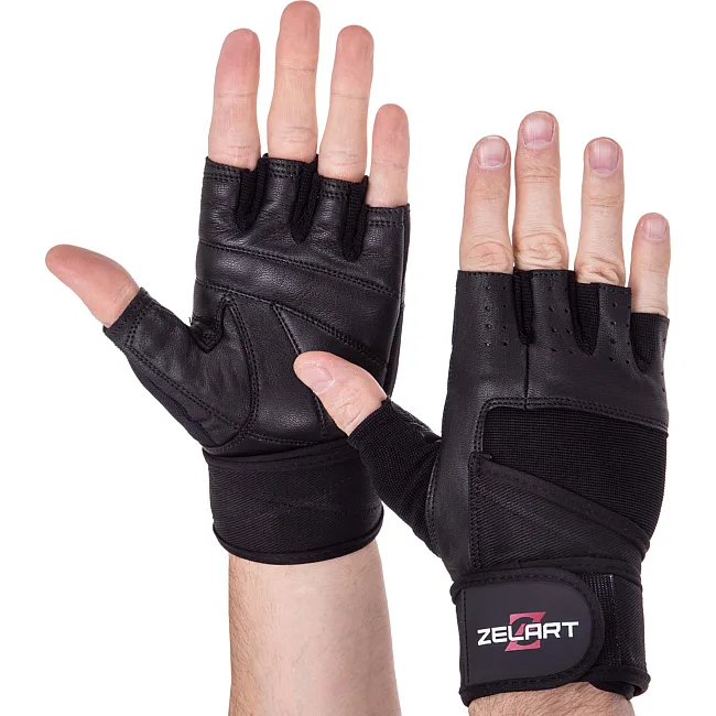 Перчатки для фитнеса и тяжелой атлетики ZELART

 SB-161094 (Черный)