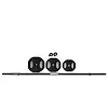 Штанга Body Pump Black Zipro с комплектом отягощений 20 кг.
