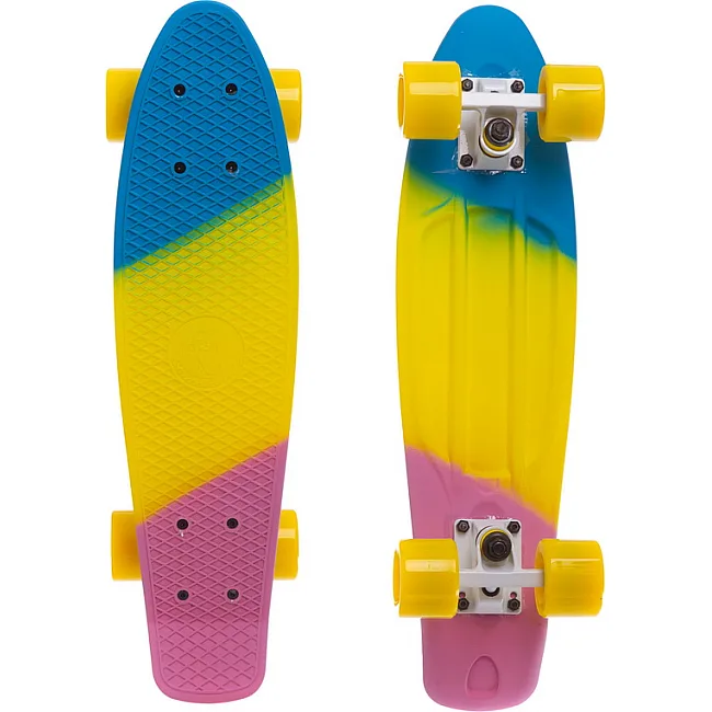 Пенни борд Penny Board круизер пластиковый RUBBER SOFT 22