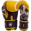 Перчатки для бокса кожаные TWINS CLASSIC 0269 10-16унций (Желтый-черный)