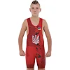Трико для борьбы детское UKRAINE SP-SPORT JY-6604 128-162см (Красный)