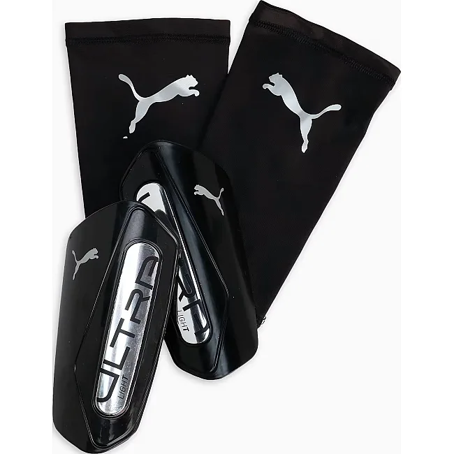 Щитки футбольні дитячі Puma ULTRA Light Sleeve чорний