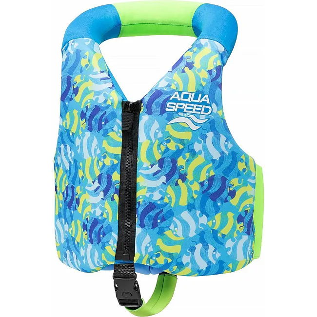 Детский жилет для плавания Aqua Speed Aqua Pals 61138 бирюзовый, салатовый 15-19 кг