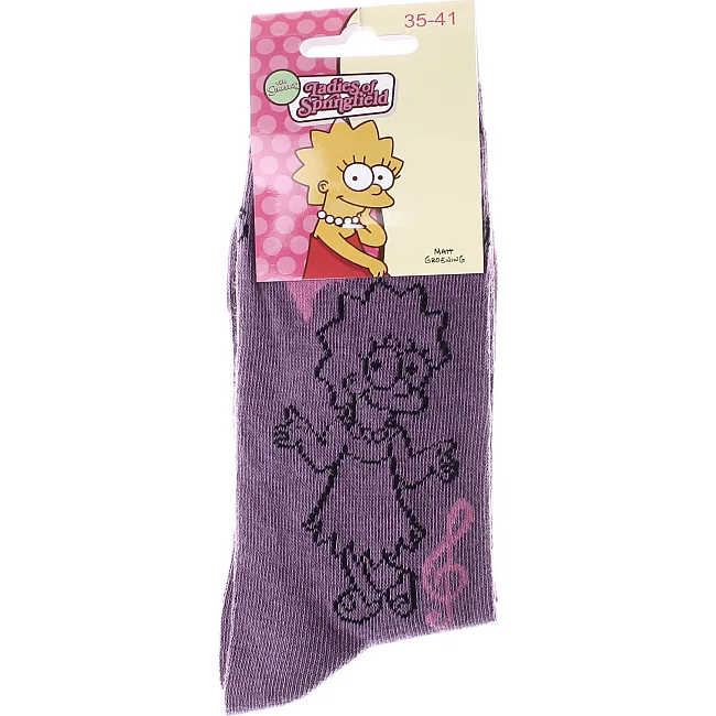 Носки SIMPSON LISA I LOVE MUSIC женские, арт.13057681-4