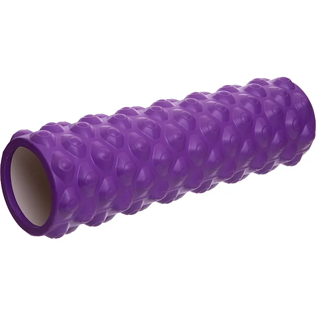 Ролер масажний циліндр (ролик мфр) 45см Bubble Roller SP-SPORT FI-6672-BUBBLE (Фіолетовий)