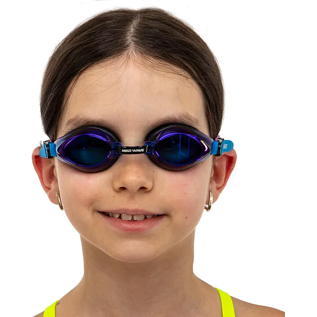 Очки для плавания юниорские радужные линзы MADWAVE
 AQUA RAINBOW JUNIOR M04150 см
5 (Желтый)