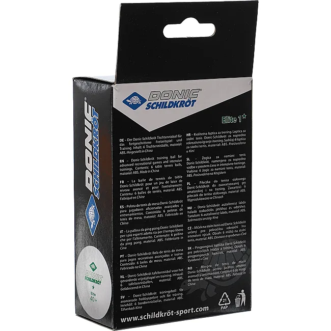 Мячи для настольного тенниса
 6штук DONIC ELITE MT-608518 1star