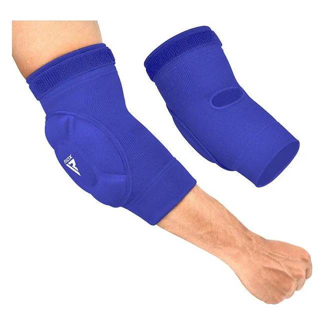 Налокотники спортивные RDX Hosiery Elbow Foam Blue/White