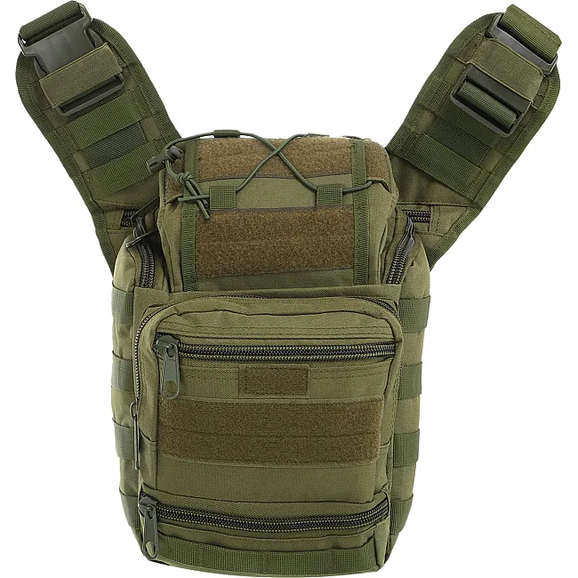 Тактическая сумка через плечо MILITARY RANGERS ZK-9112 30x23x13см 9л (Оливковый)