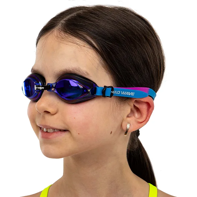 Очки для плавания юниорские радужные линзы MADWAVE
 AQUA RAINBOW JUNIOR M04150 см
5 (Желтый)