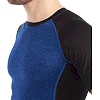 Футболка компрессионная с коротким рукавом мужская LIDONG LD-1105 (Синий-черный)