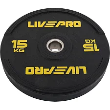 Бамперний диск гумовий LiveUp LP8331-15 ø50.5мм 15кг