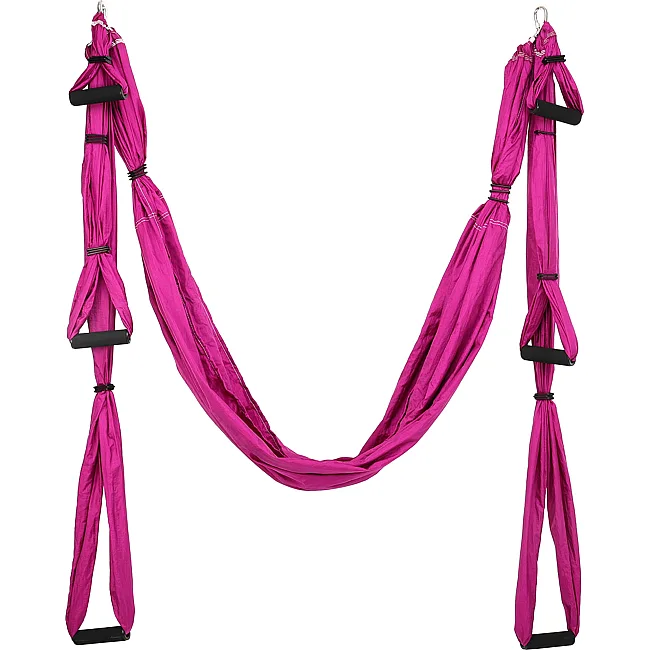 Гамак для йоги Antigravity Yoga ZELART
 FI-4775 (Темно-розовый)