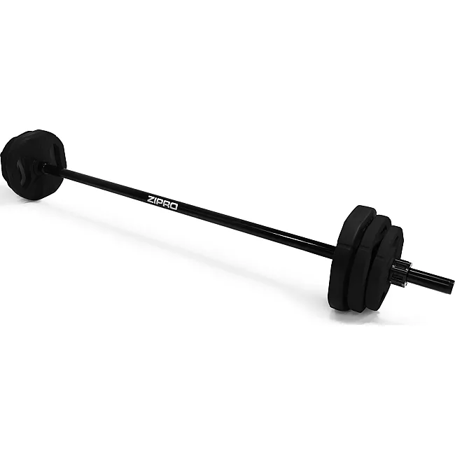 Штанга Body Pump Black Zipro с комплектом отягощений 20 кг.