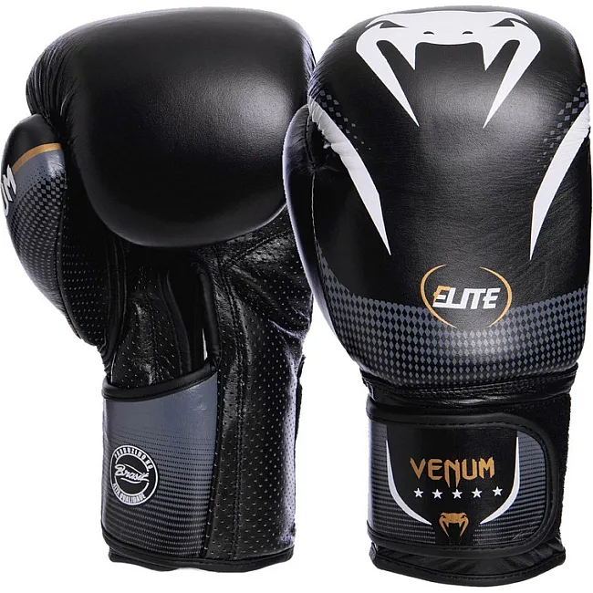 Боксерські рукавички шкіра VENUM NEW ELITE VL-2042