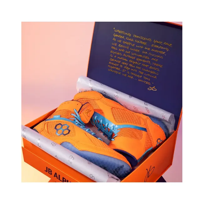 Борцовки RUDIS Jordan Burroughs Alpha 2.0 United Orange